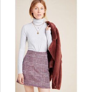 NWT Anthropologie Gregoria Textured Mini Skirt